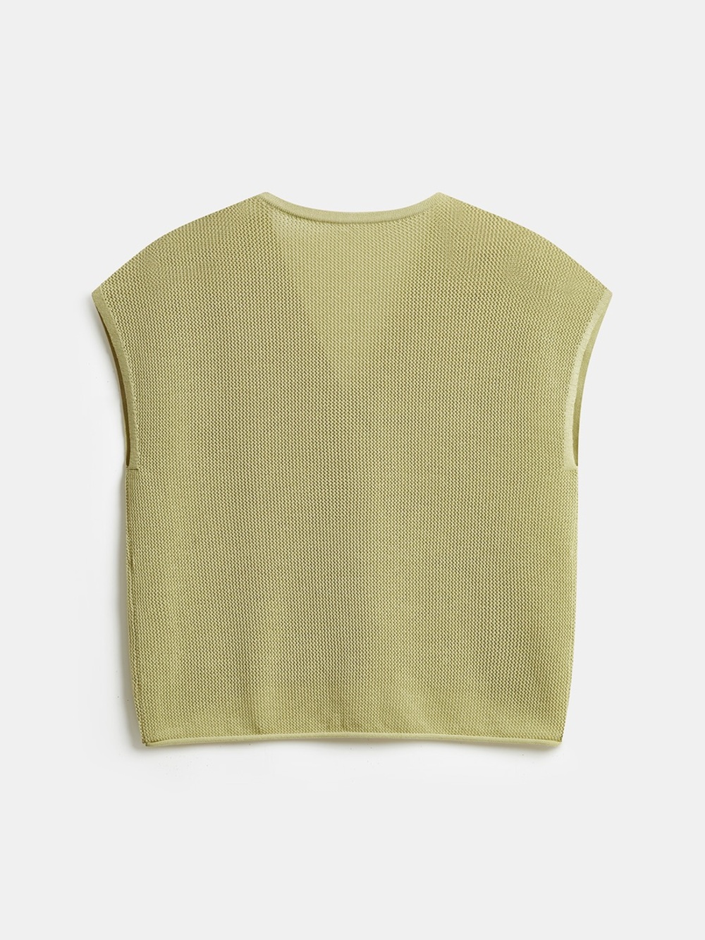 COMMENSE Embossed Button Sleeveless Knit Vest - Picture 3 of 4